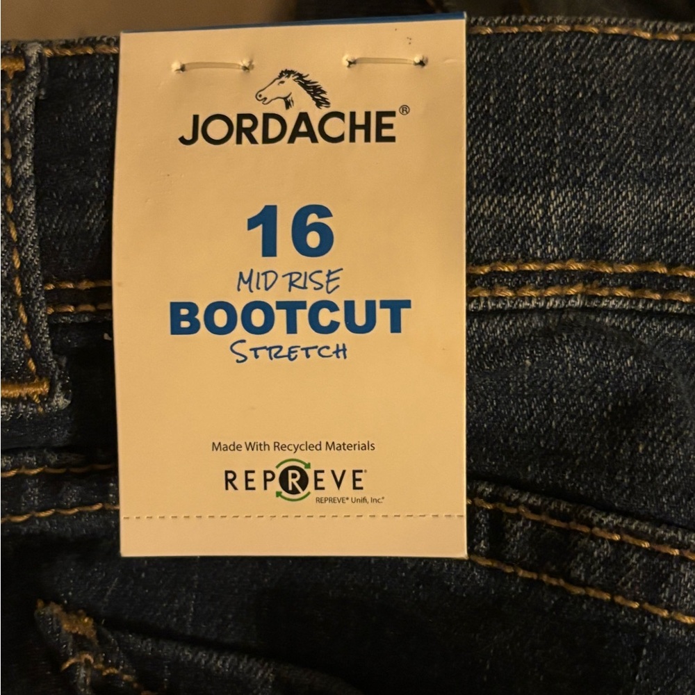 Jordache • Girls • Dark Blue • Boot Cut • Jeans - Picture 12 of 16